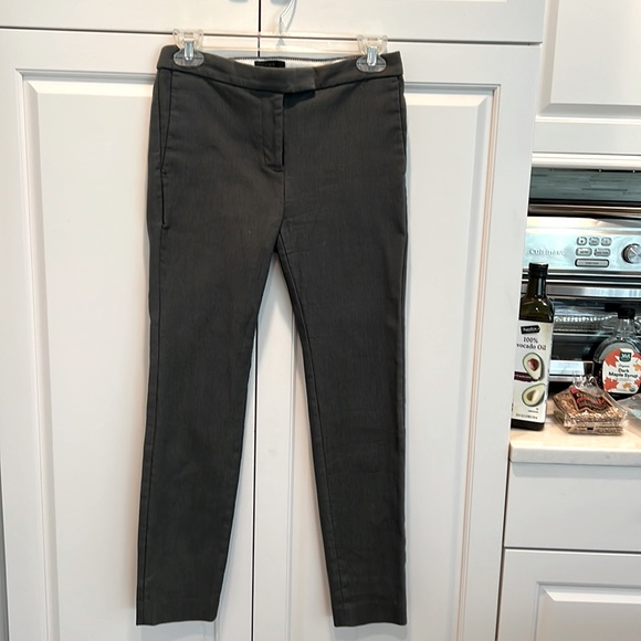 J.Crew rider women’s pants size 4 petite dark gray excellent condition. warn 5x